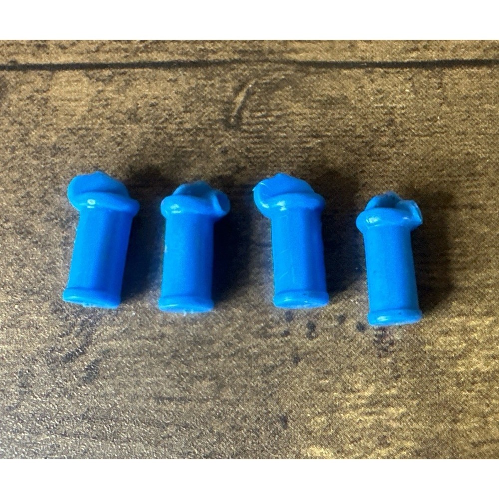 Four Vtg TMNT Genghis Frog GRENADE Teenage Mutant Ninja Turtles Blue Accessory
